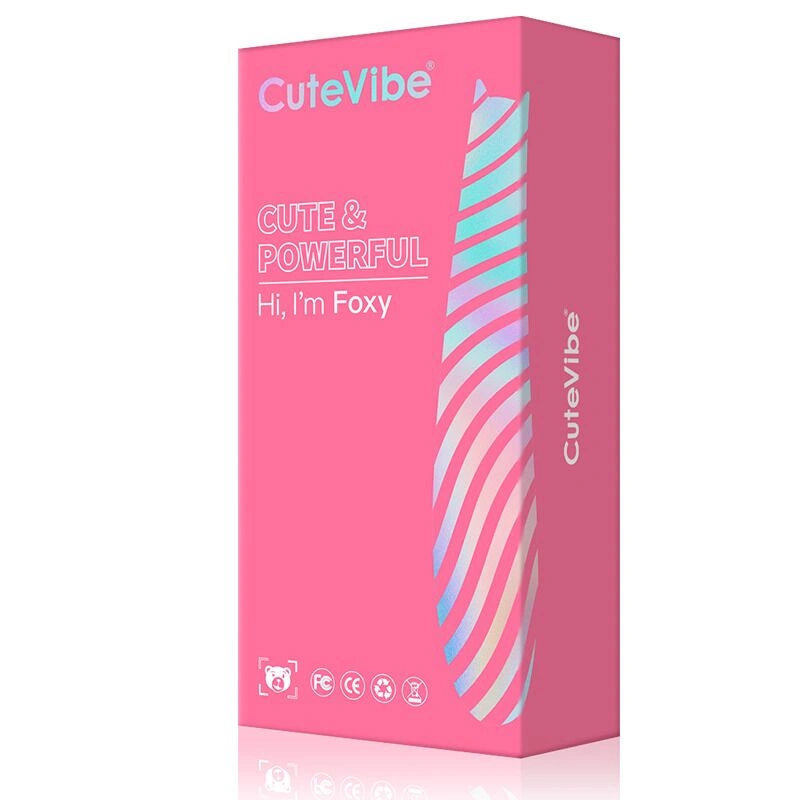 Вакуумный стимулятор с вибрацией CuteVibe Foxy Pink фото 4