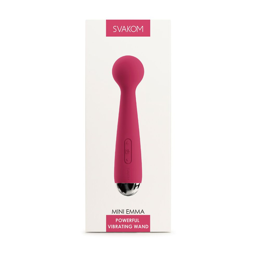 Вібромасажер з інтелектуальним режимом Svakom Mini Emma Plum Red фото 7