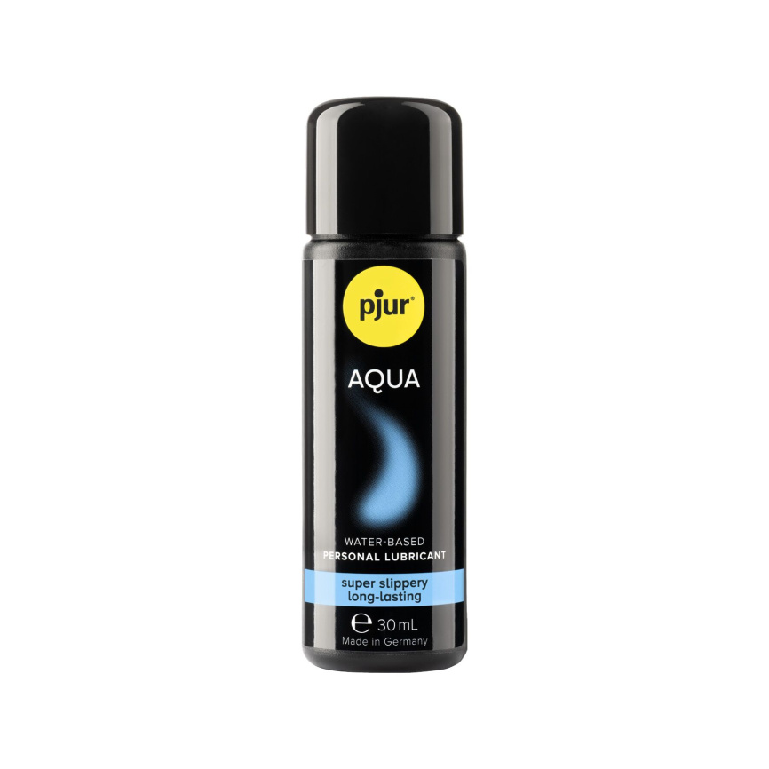 Лубрикант на водній основі pjur Aqua 30 мл, ефект оксамитової шкіри без прилипання фото 3