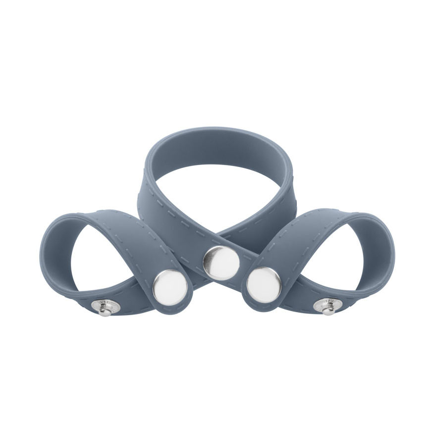 Ерекційне кільце з роздільником мошонки Boners 8-Style Ball Splitter фото 1