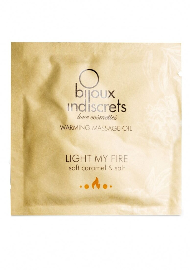 Пробник Bijoux Indiscrets Sachette Light My Fire – Caramel&Sea salt  (2 мл) фото 1