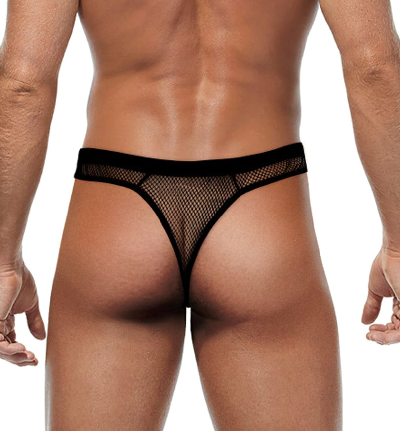 Чоловічі труси з сітки Art of Sex — Demir, колір чорний, розмір L–2XL фото 2