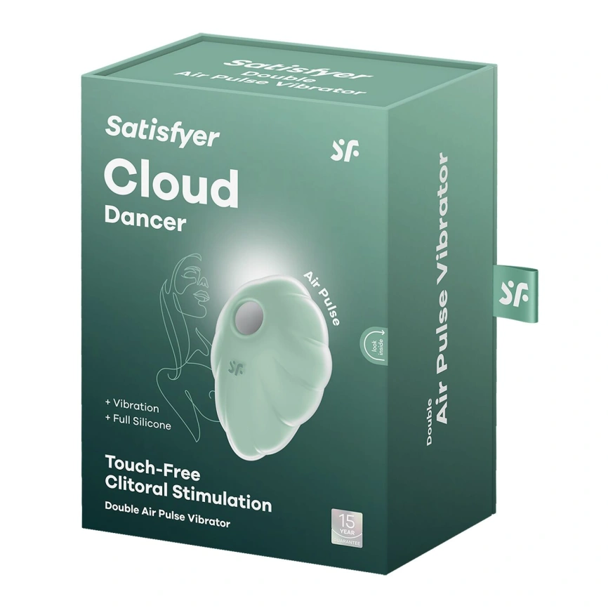 Вакуумный стимулятор с вибрацией Satisfyer Cloud Dancer Mint фото 6