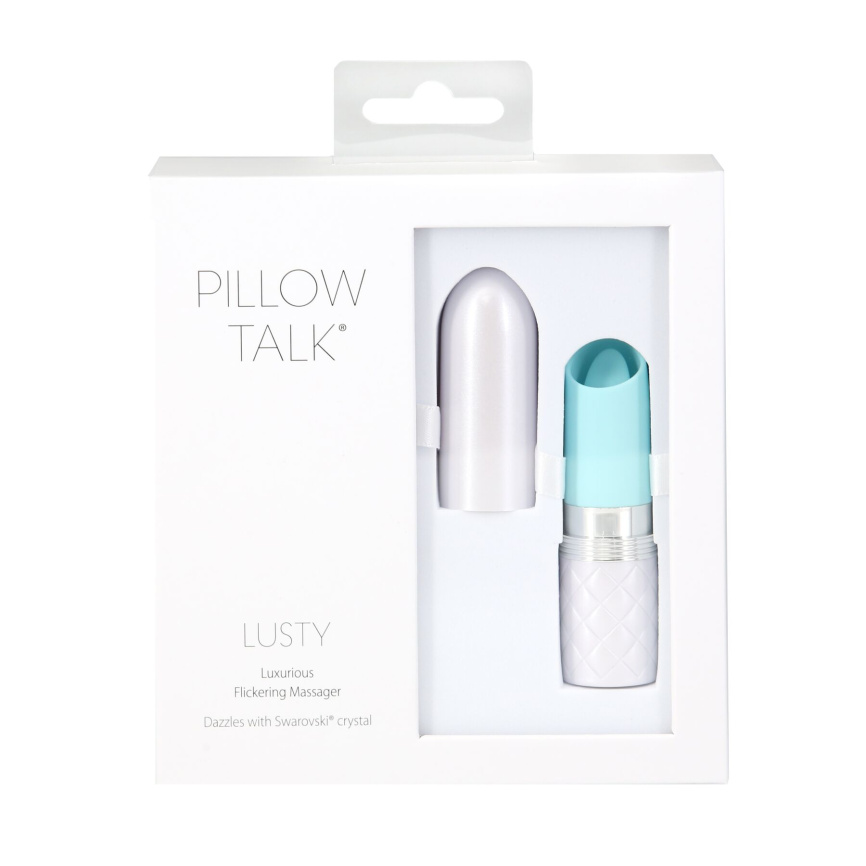 Вібратор Pillow Talk Lusty Luxurious Flickering Massager - Teal фото 7