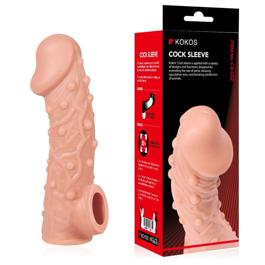 Насадка на член Kokos Cock Sleeve CS 002 M фото 1