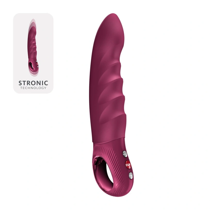 Пульсатор Fun Factory Stronic Deep, Wine Red, 8 режимов работы, перезаряжаемый фото 1