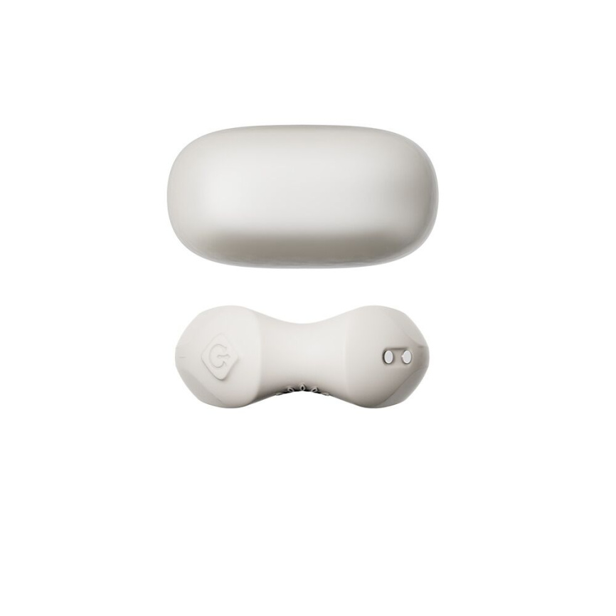 Ерекційне смарт-віброкільце Zalo Apis Ivory White, до 4 годин роботи, зарядний кейс фото 12