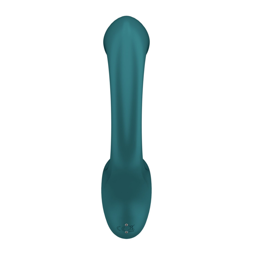 Вагінально-кліторальний вібратор Satisfyer G for Goddess 2 Bottle Green, 2 мотори фото 4