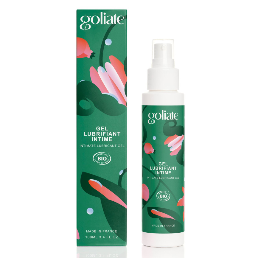Гель-лубрикант Goliate Gel Lubrifiant Intime, 100 мл, екстракт червоних водоростей, веган-френдлі фото 1