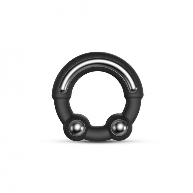 Ерекційне кільце з металевими вставками Dorcel STRONGER RING фото 3