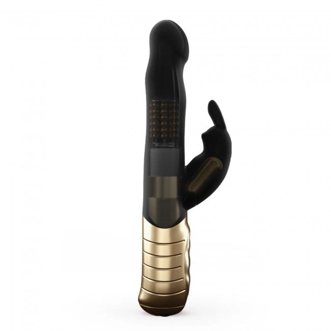 Вибратор-кролик Dorcel Baby Rabbit Gold 2.0 с жемчужным массажем и вращающейся головкой фото 1