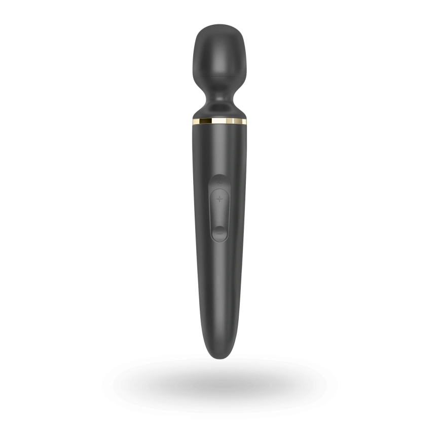 Вибромассажер Satisfyer Wand-er Woman (Black/Gold), водонепроницаемый, мощный, размер XXL фото 5