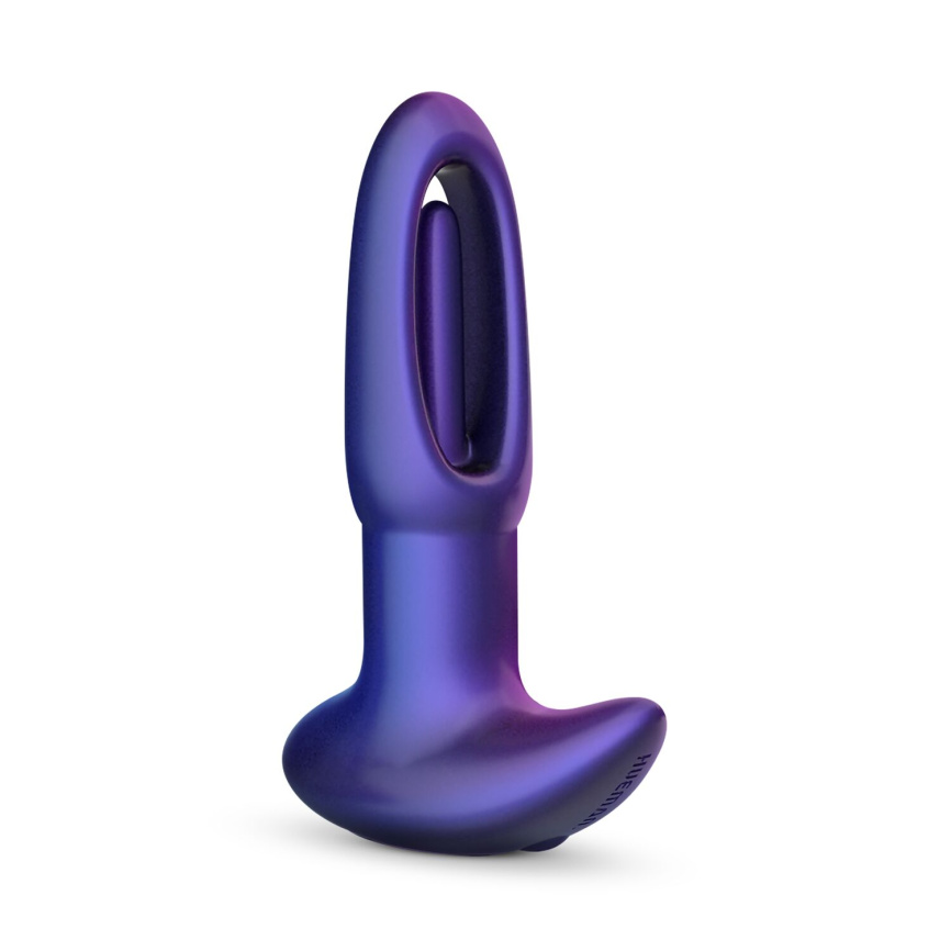 Анальна пробка з віброязичком Hueman - Voyager Butt Plug With Tapping фото 1