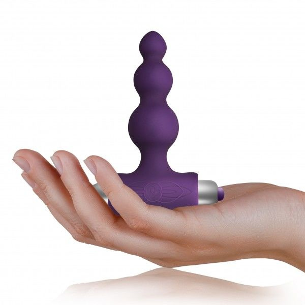 Анальний вібратор Rocks Off Petite Sensations – Bubbles Purple фото 3