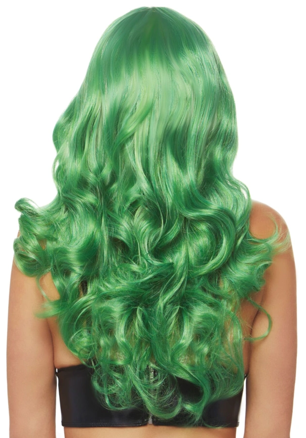Волнистый парик Leg Avenue Misfit Long Wavy Wig Green, длинный, реалистичный вид, 61 см фото 2