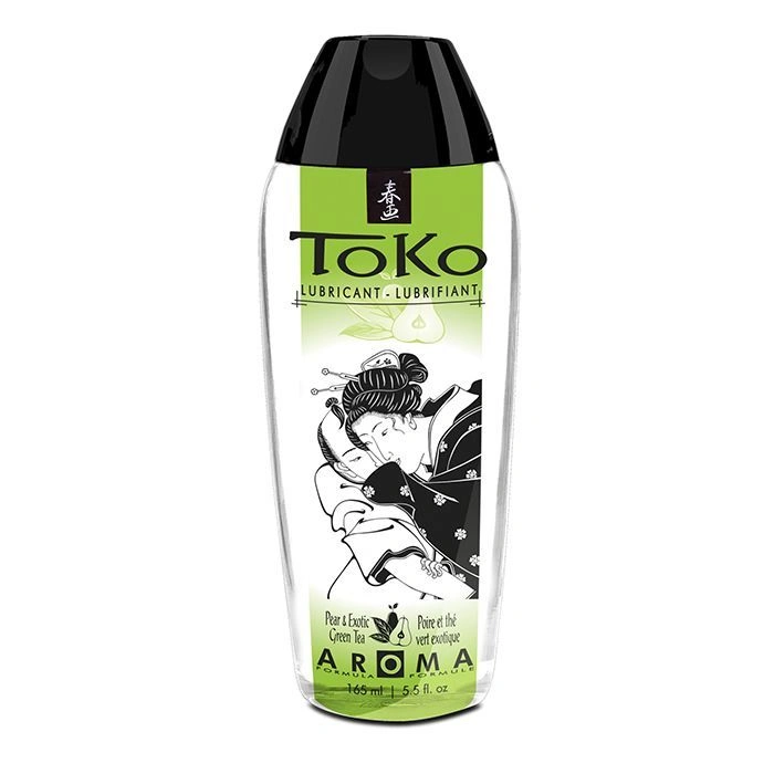 Лубрикант на водной основе Shunga Toko AROMA – Pear & Exotic Green Tea (165 мл), не содержит сахара фото 1