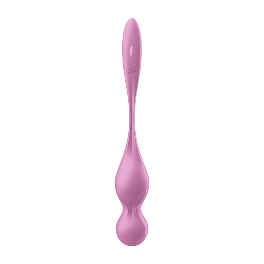 Вагинальные смарт-шарики с вибрацией Satisfyer Love Birds 1 Connect App Pink, 78 г фото 5