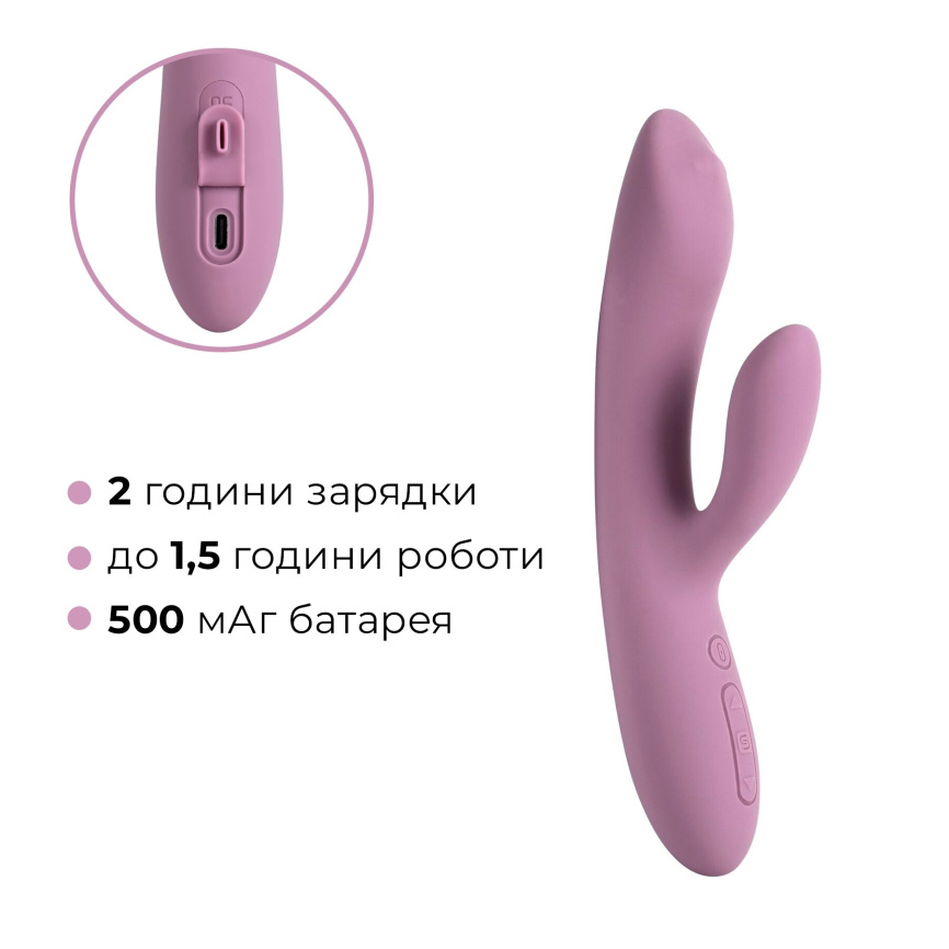 Смарт вібратор-кролик з перлинною стимуляцією точки G Svakom Trysta Neo фото 16