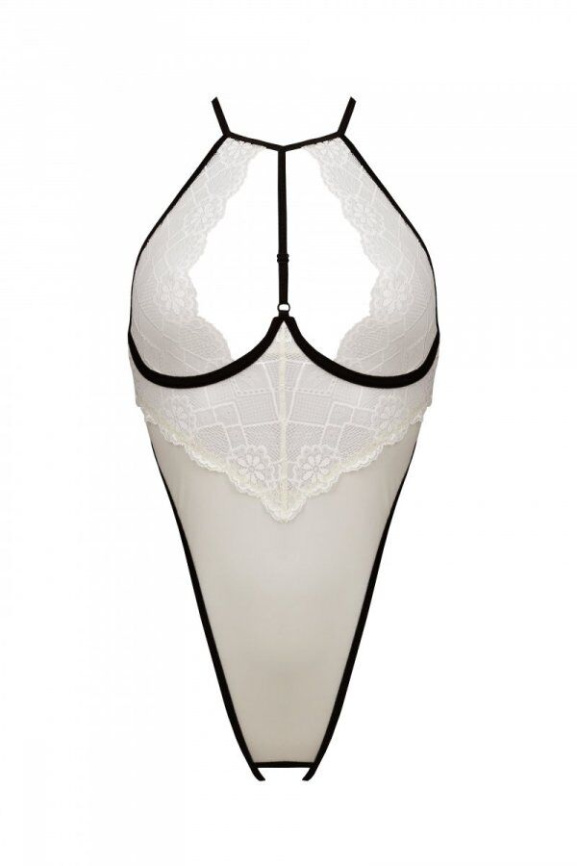 Боді з доступом Passion CHIKA BODY S/M, cream фото 3