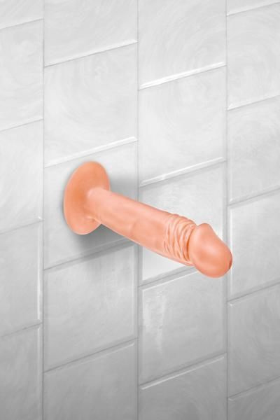 Фалоімітатор Real Body — Real Zack Flesh, TPE, діаметр 3,7 см фото 2