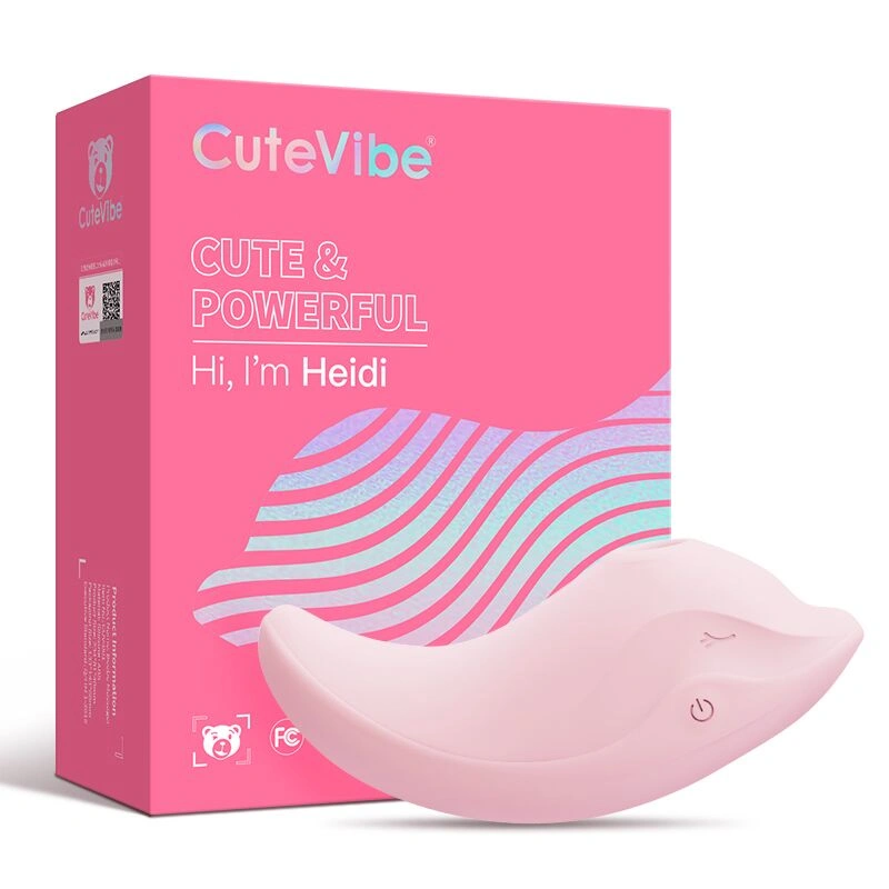 Вибратор и вакуумный стимулятор CuteVibe Heidi Pink фото 4