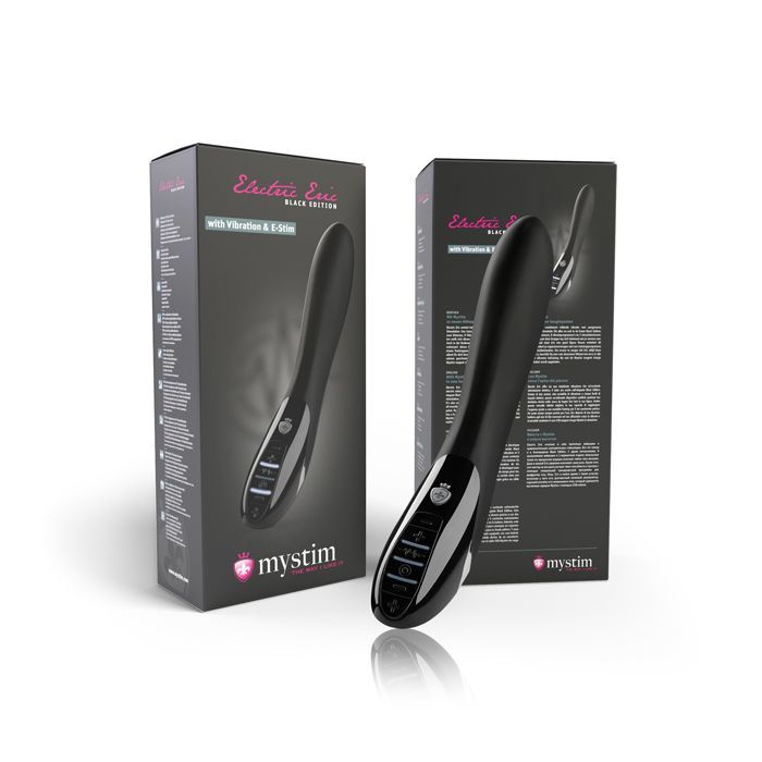 Вібратор з електростимуляцією Mystim Electric Eric eStim Black, міостимулятор фото 8