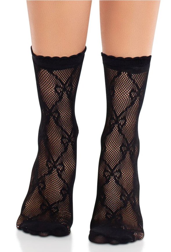 Шкарпетки Leg Avenue Bow Net Anklets фото 4
