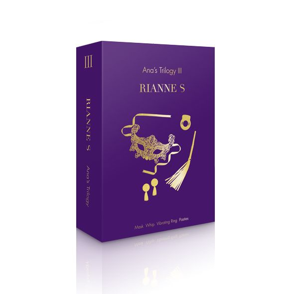 Романтичний подарунковий набір RIANNE S Ana's Trilogy Set III: ерекційне кільце, ажурна маска фото 2