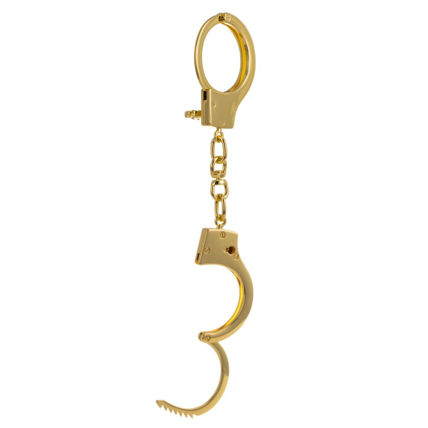 Наручники LOCKINK Pretty-sub Handcuffs, золотисті, металеві, можна відкрити без ключа фото 5