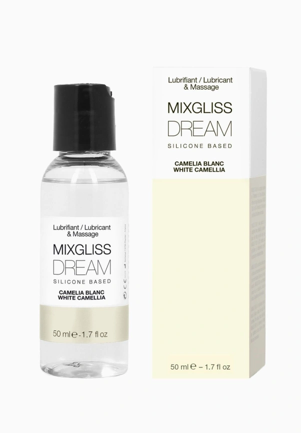 Лубрикант на силиконовой основе MixGliss DREAM - CAMELIA BLANC (50 мл) с ароматом белой камелии фото 1