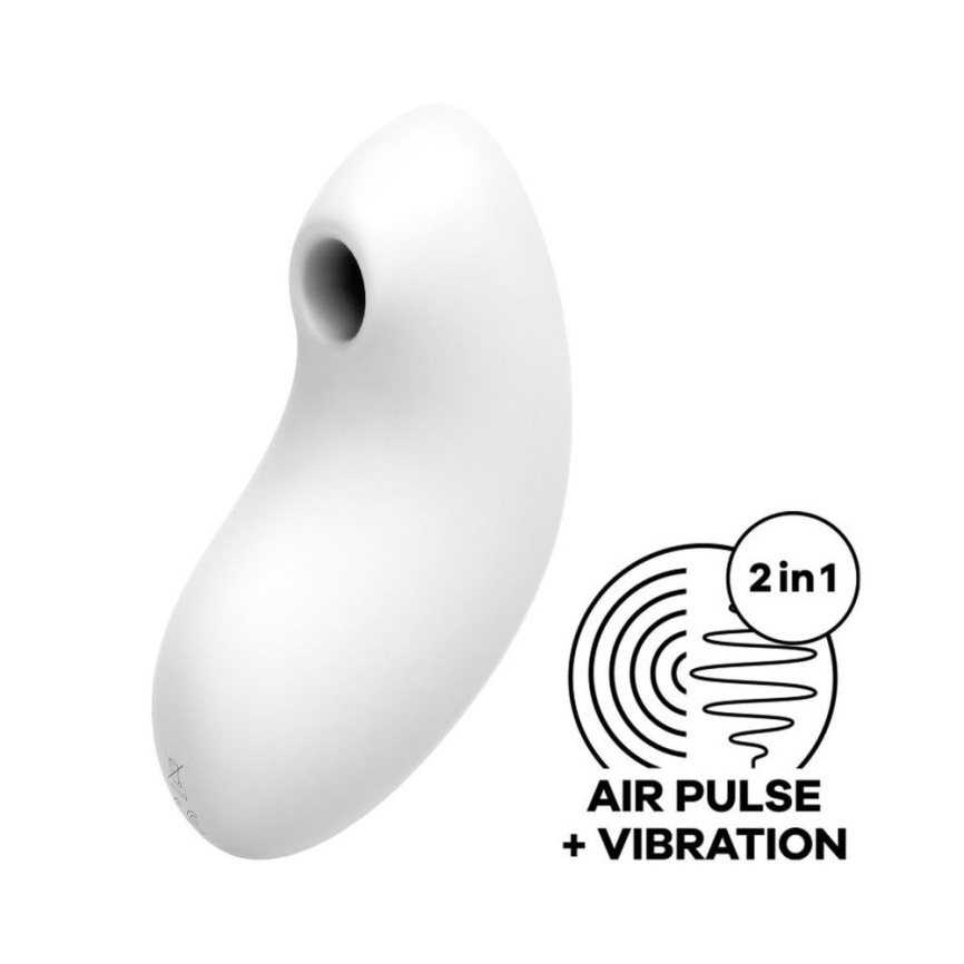 Вакуумний вібратор Satisfyer Vulva Lover 2 White фото 1