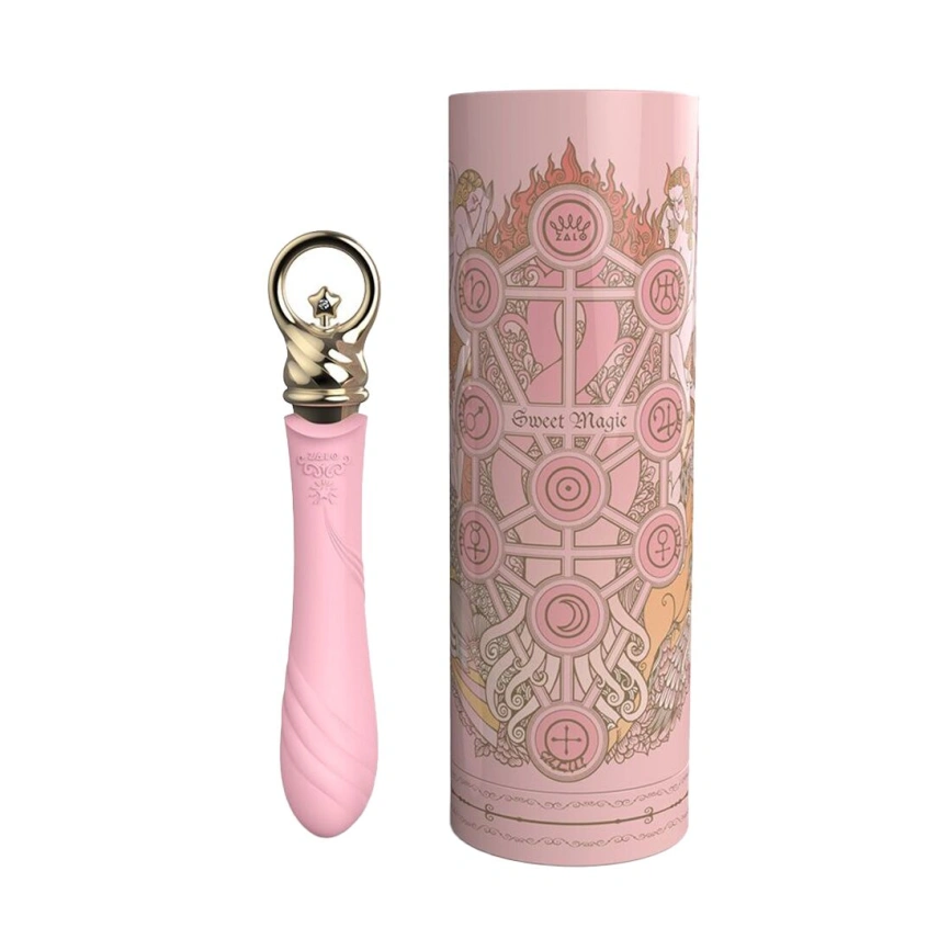 Вибратор для точки G с подогревом Zalo Sweet Magic - Courage Fairy Pink фото 17