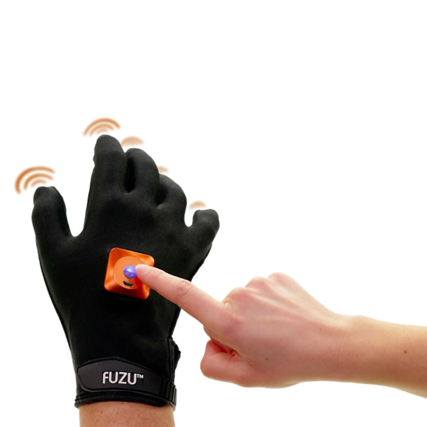 Виброперчатка (левая) FUZU Gloves Vibrating Massage Left Hand, 11 режимов фото 6