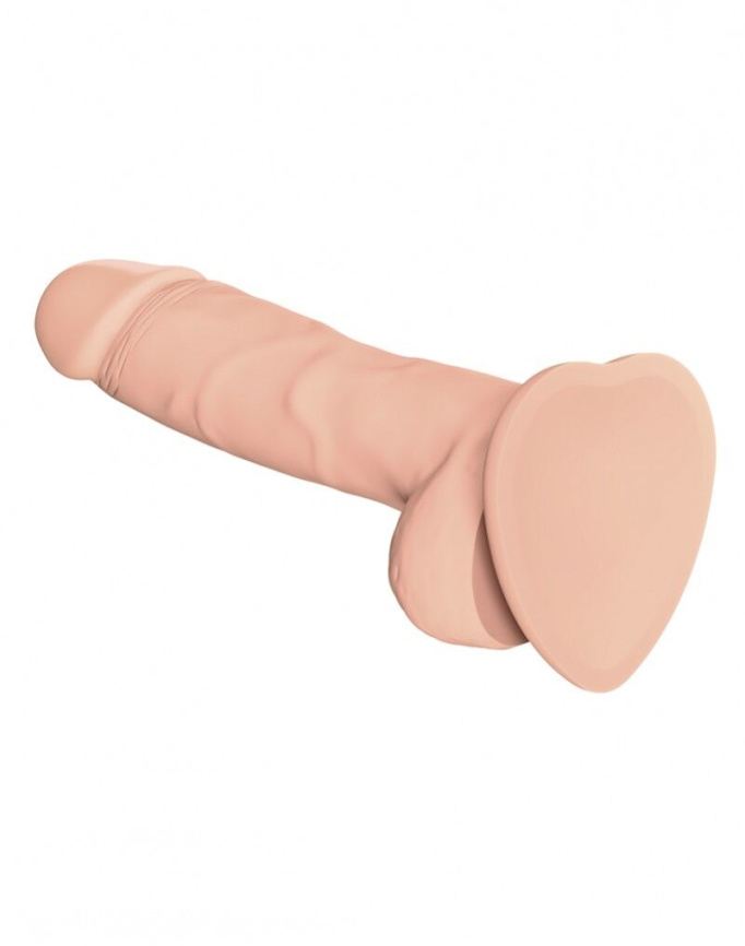 Реалістичний фалоімітатор Strap-On-Me SOFT REALISTIC DILDO Vanilla - Size M фото 2
