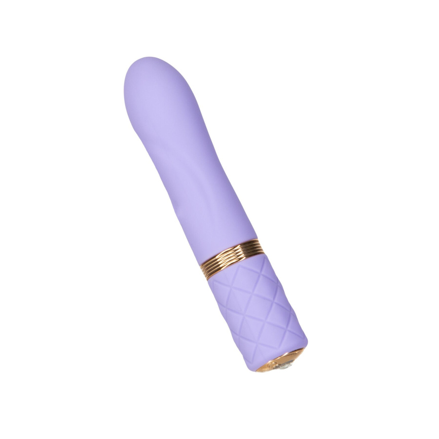 Розкішний вібратор Pillow Talk Flirty Purple Special Edition, Сваровскі, пов’язка на очі+гра фото 1