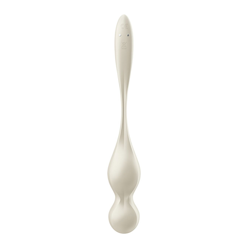 Вагінальні смарт-кульки з вібрацією Satisfyer Love Birds 1 Connect App White, 78 г фото 3