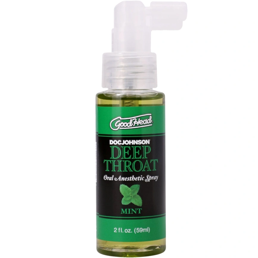 Спрей для минета Doc Johnson GoodHead DeepThroat Spray – Mystical Mint 59 мл для глубокого минета фото 4