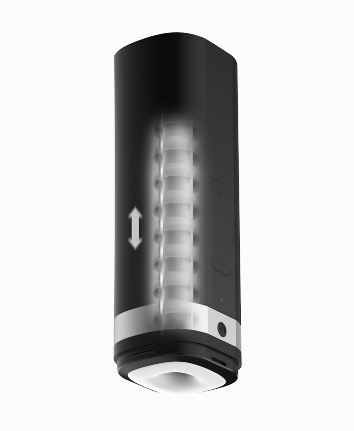 Інтерактивний мастурбатор Kiiroo Onyx 2, 10 стискальних кільця, не треба рухати, теледільдоніка фото 3
