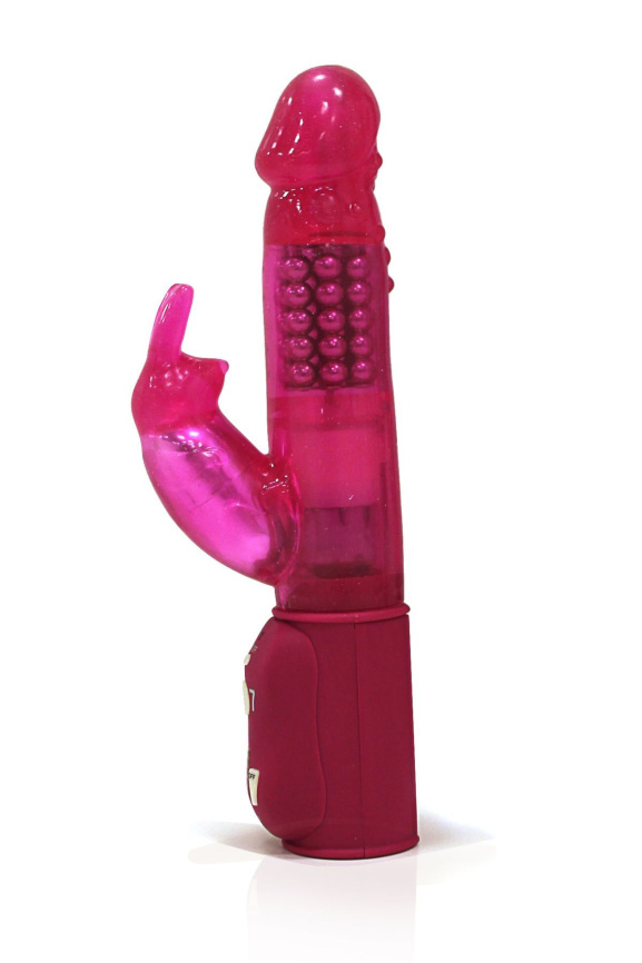 Вібратор-кролик Dorcel Orgasmic Rabbit Pink з перлинним масажем фото 1