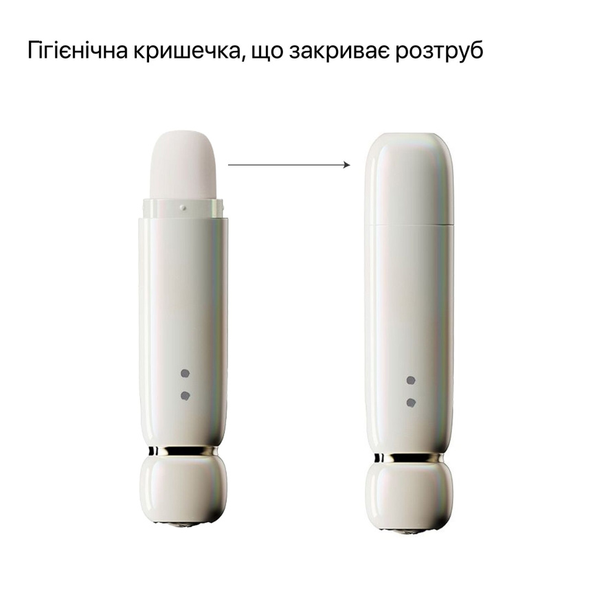 Вакуумний кліторальний стимулятор Zalo Lia Floral White, 3 насадки, 3 режими, різна інтенсивність фото 17