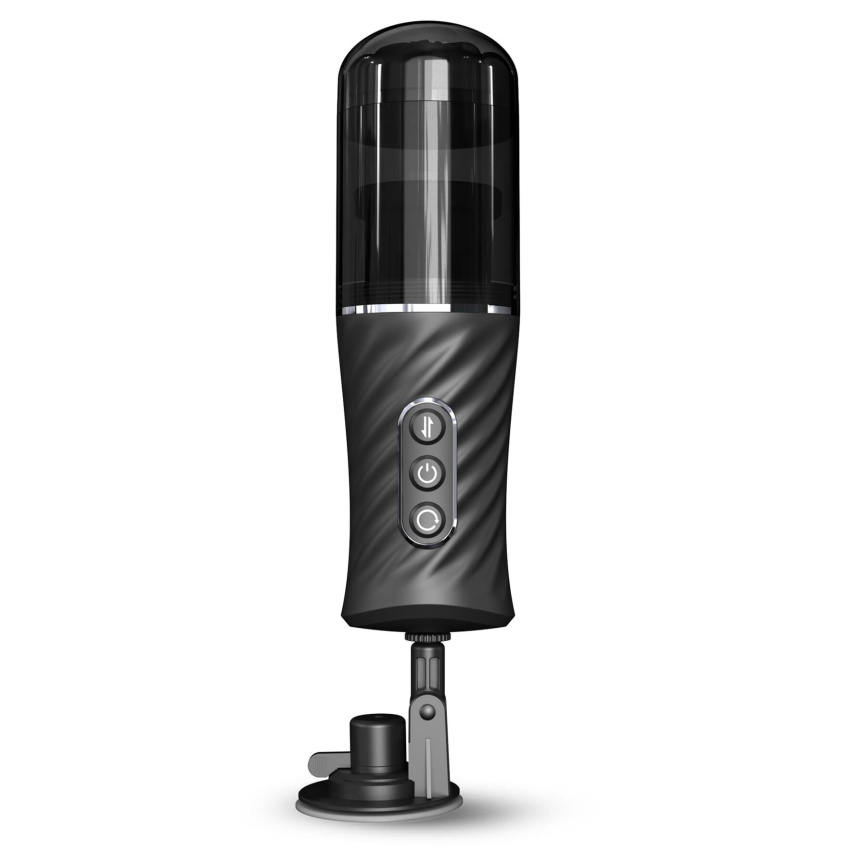 Автоматичний мастурбатор Dorcel THRUST BLOW PRO, імітація фрикцій+обертання, по 10 режимів, присоска фото 1