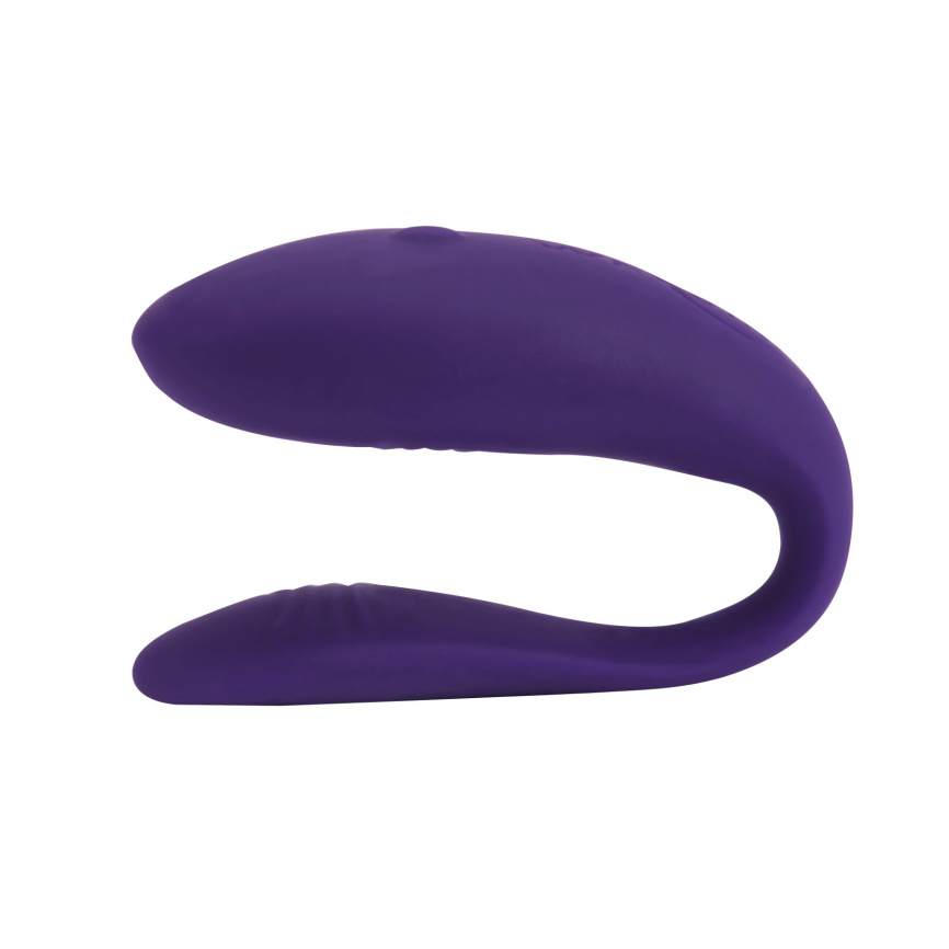 Недорогий вібратор для пар We-Vibe Unite Purple, однокнопковий пульт ДК фото 3