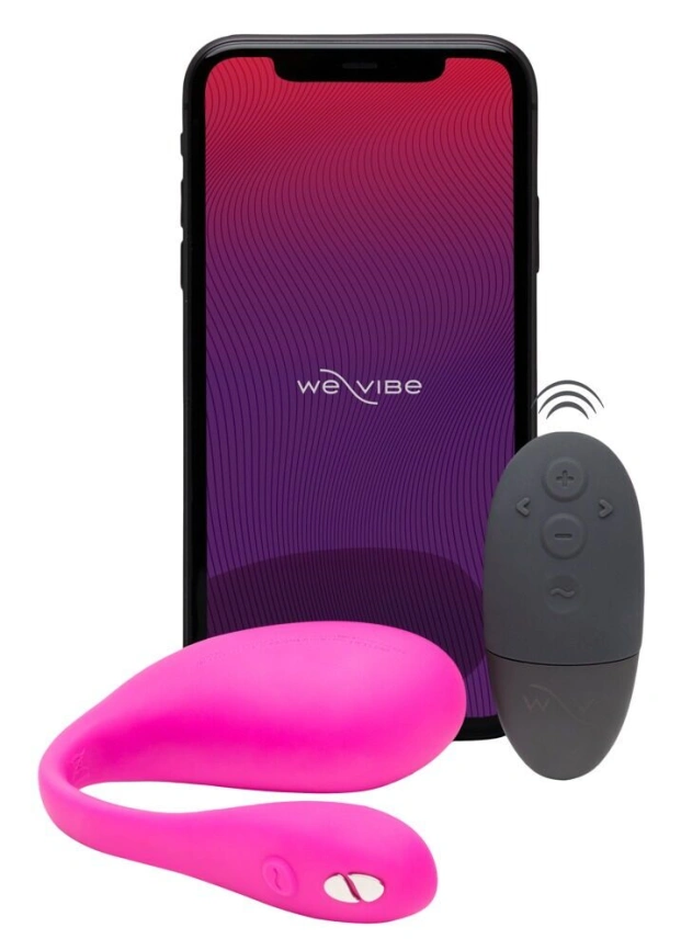 Смарт-виброяйцо We-Vibe Jive 2 Electric Pink, пульт ДУ, до 4 часов работы фото 9