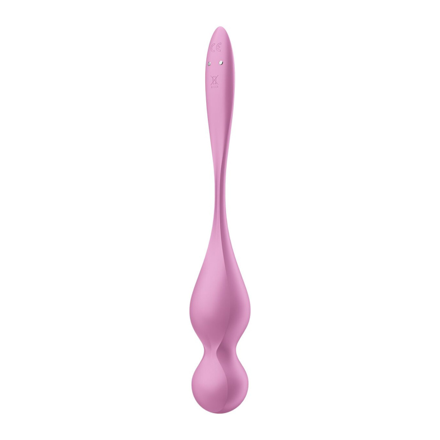Вагінальні смарт-кульки з вібрацією Satisfyer Love Birds 1 Connect App Pink, 78 г фото 4