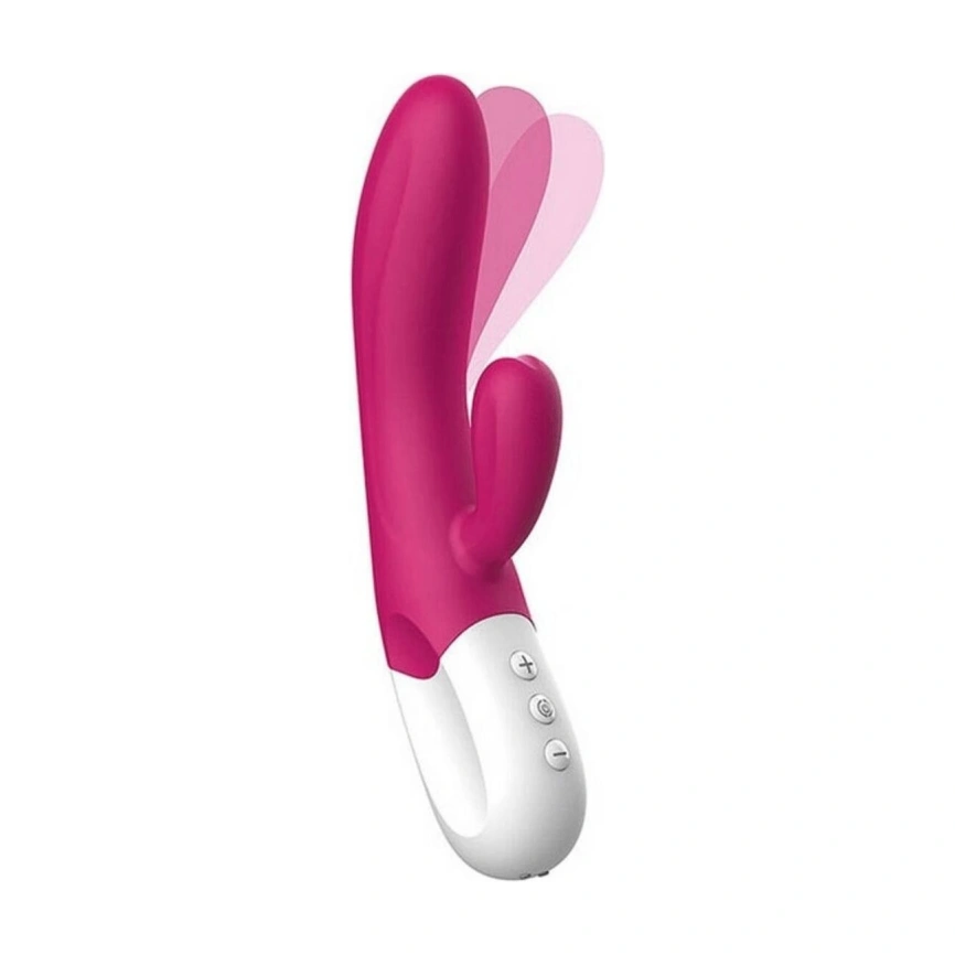 Вибратор-кролик Liebe Bend It Plus Rechargeable Cerise, гибкий, 2 мотора, 10 режимов фото 1