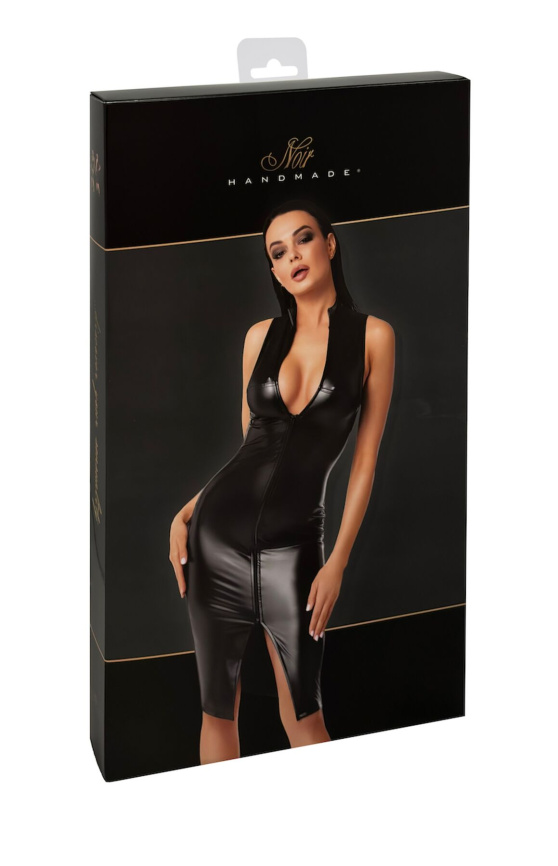 Сукня Noir Handmade F337 Powerwetlook midi dress - M фото 8