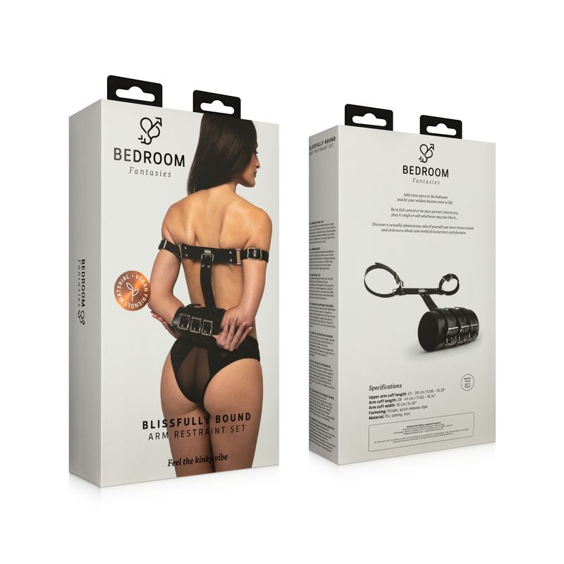 Фіксатор Bedroom Fantasies Blissfully Bound Arm Restraint Set - Black фото 6