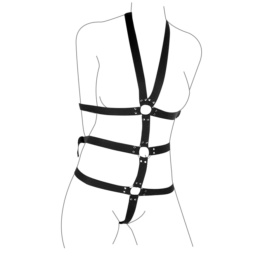 Набор для фиксации Art of Sex – BDSM Fixation Black Night Simple фото 3