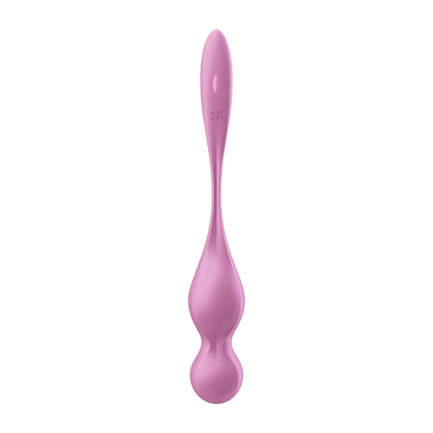 Вагінальні смарт-кульки з вібрацією Satisfyer Love Birds 1 Connect App Pink, 78 г фото 5