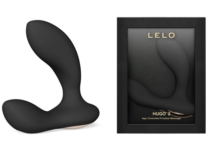 Смарт-массажер простаты LELO Hugo 2 Black, 2 мотора, повышенная мощность фото 2